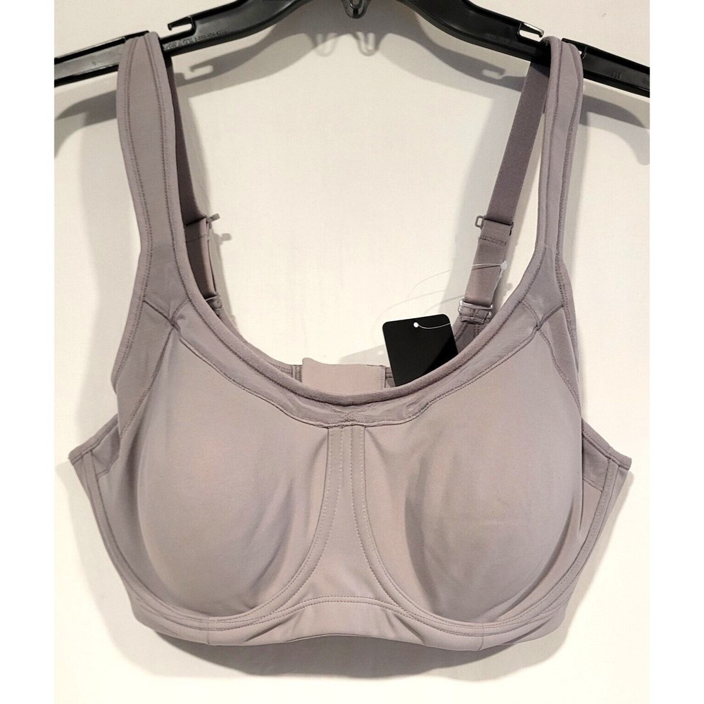 SYROKAN Women's High Impact Removable Pads Sports Bra Underwire 40C